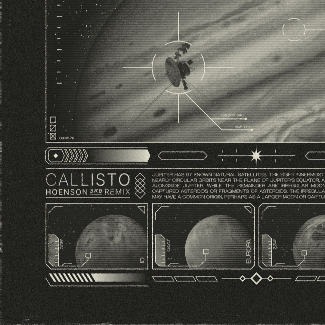 The cover art for Callisto (Hoenson "3KB" Remix).