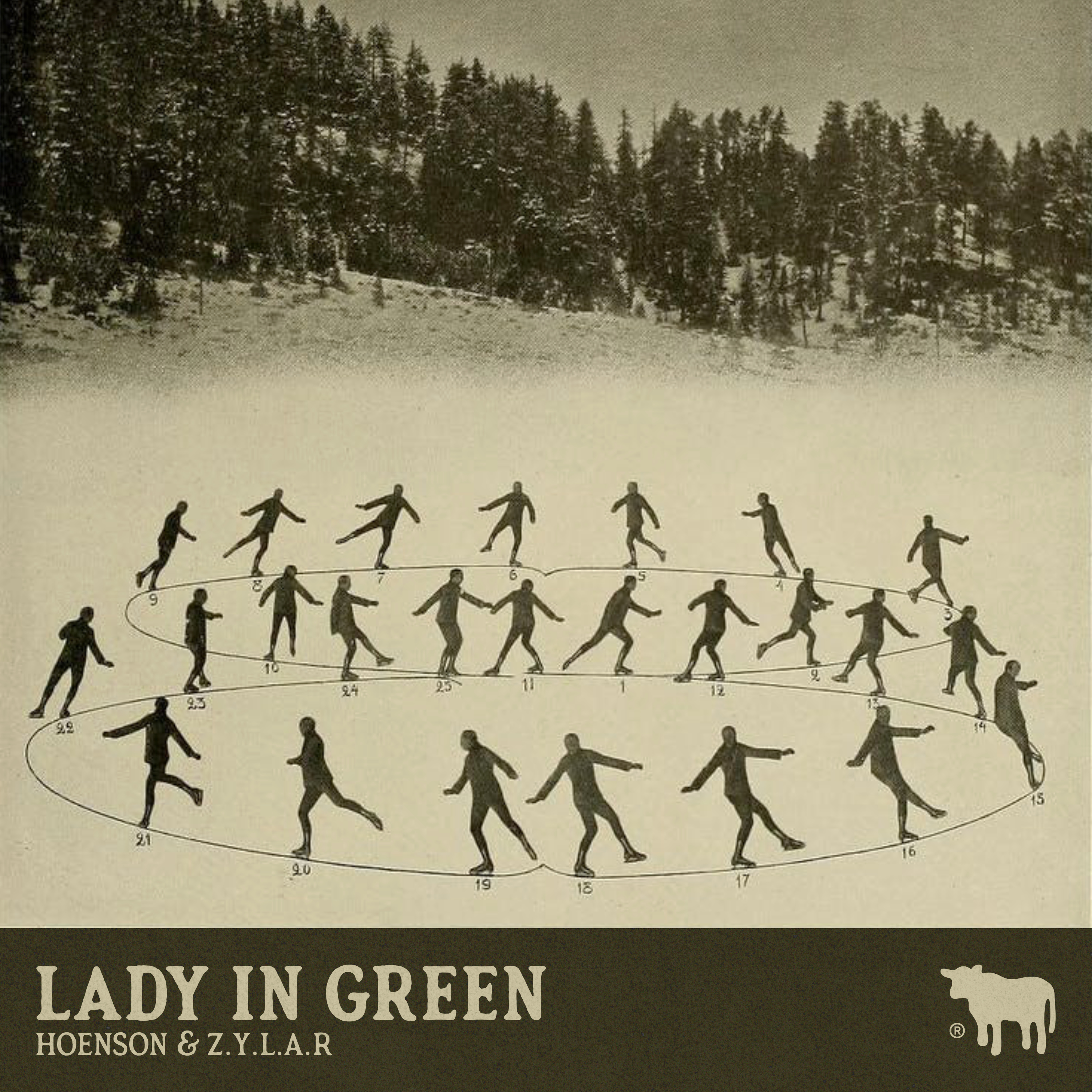 The cover art for Lady in Green (featuring Z.Y.L.A.R).
