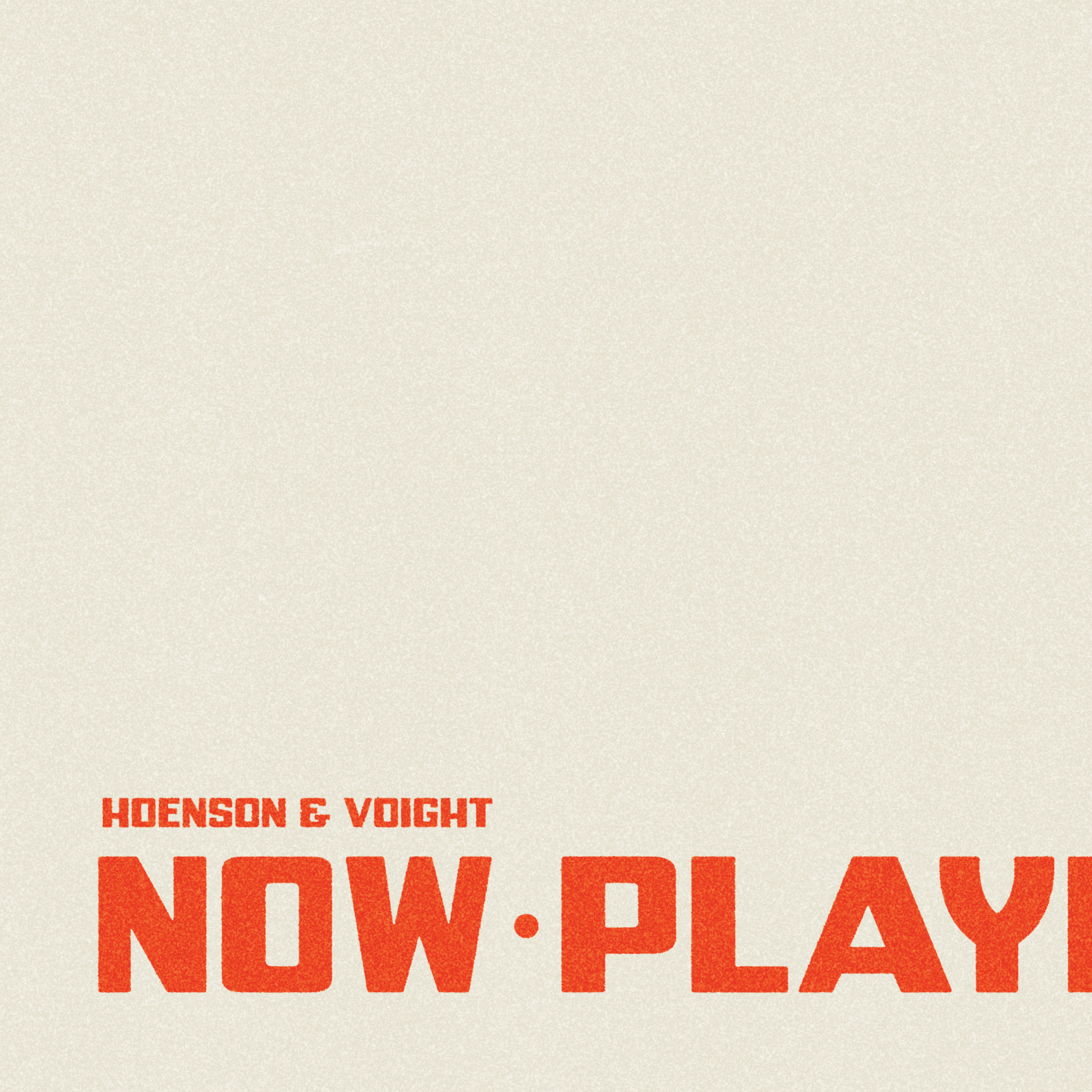 The cover art for Now Playing!.