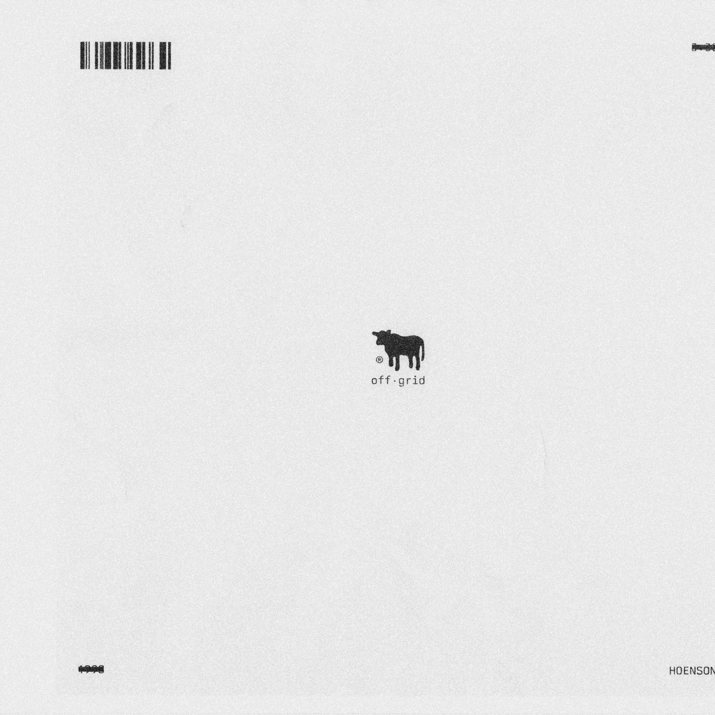 The cover art for Off Grid.