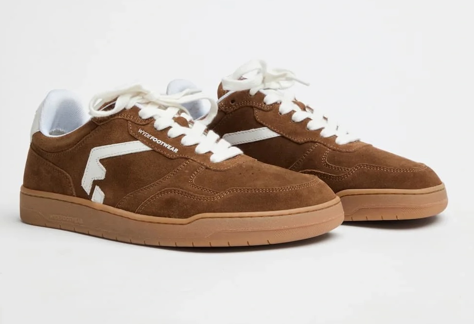 A photo showing one of Wyde Footwear's sneakers.